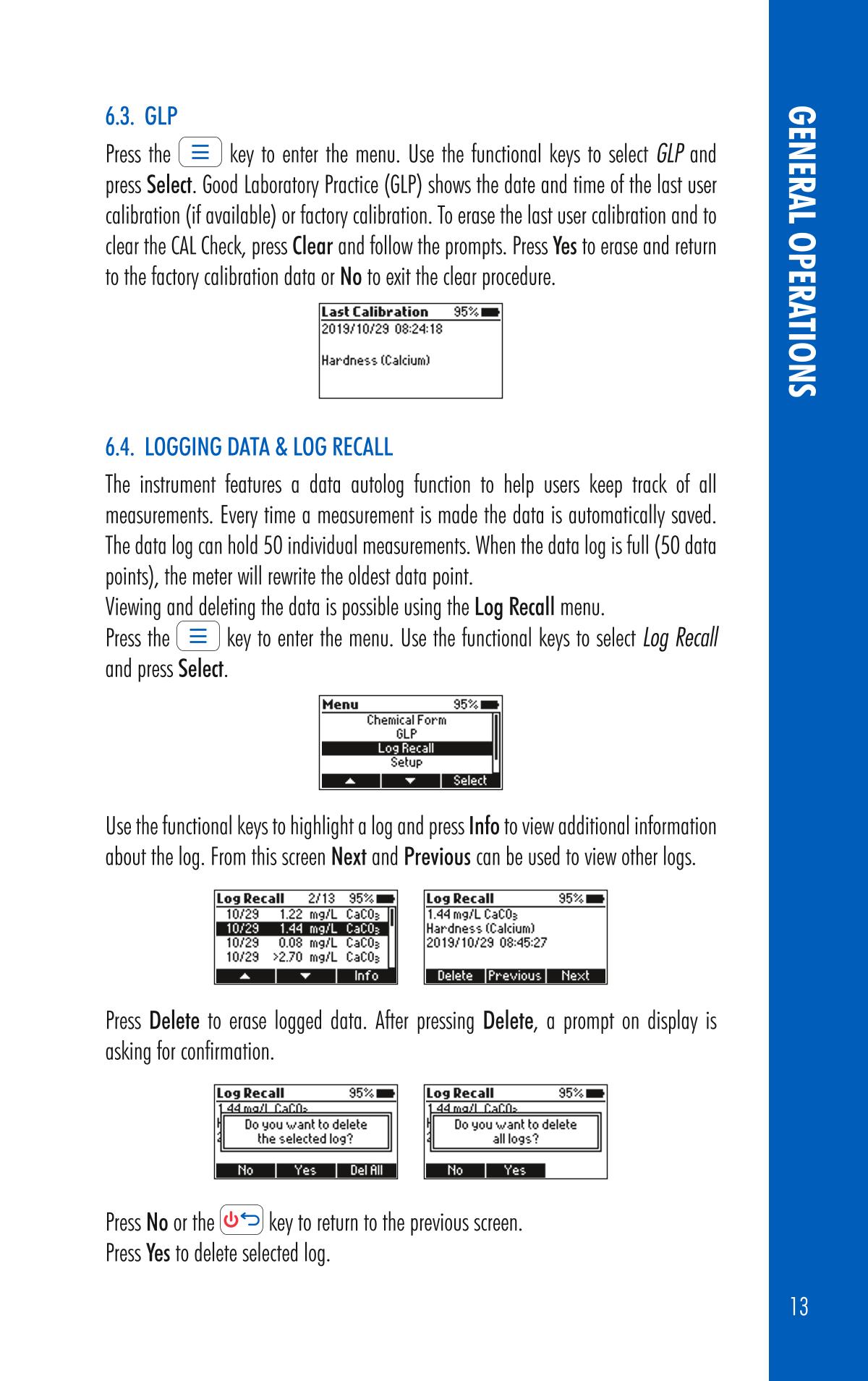 HANNA HI97720 PhotometerManual page 13