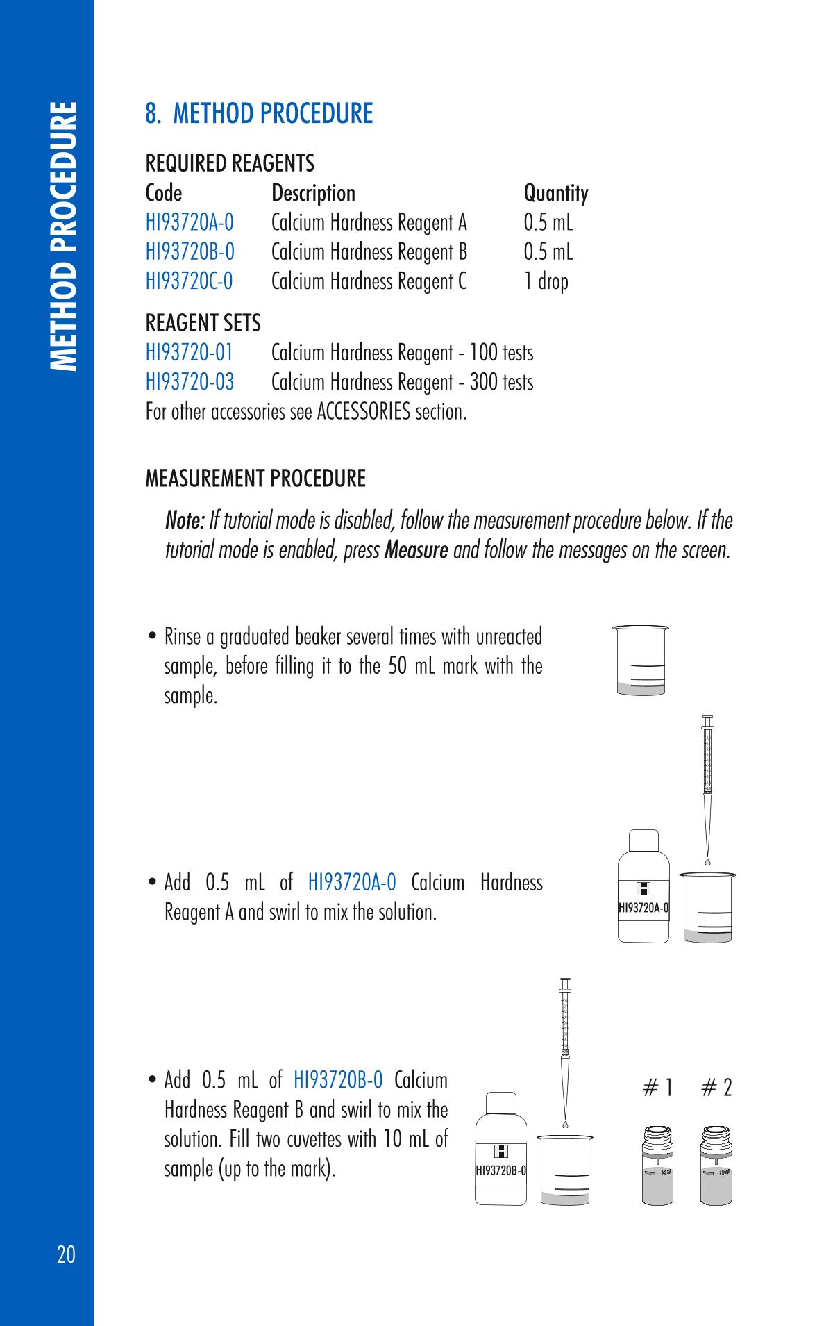 HANNA HI97720 PhotometerManual page 20