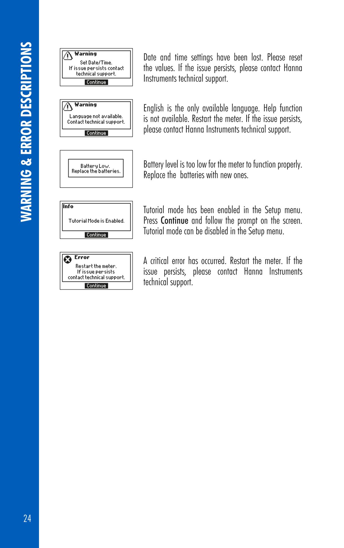 HANNA HI97720 PhotometerManual page 24