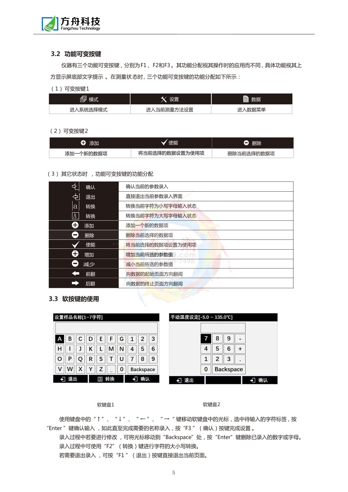 FZchina FZR-362 Portable ORP/pH MeterManual page 7