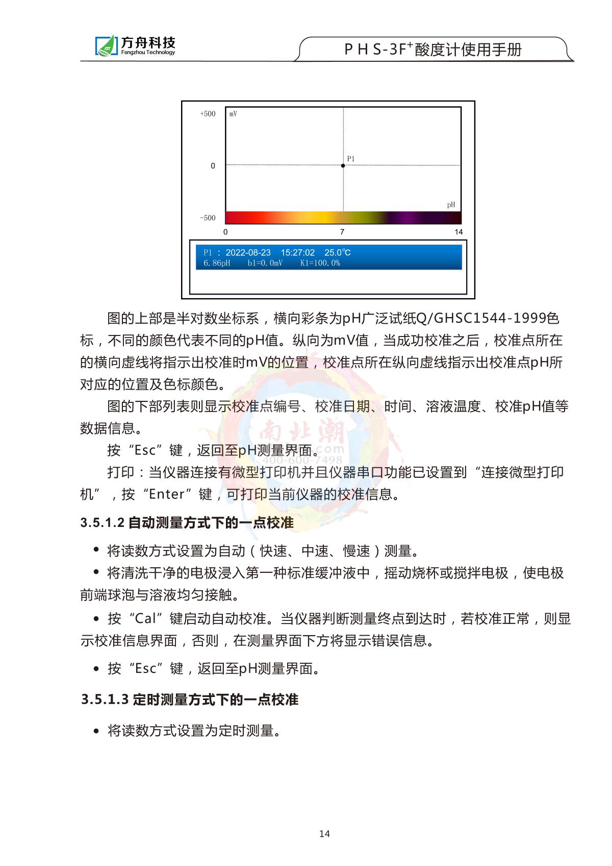 FZchina PHS-3F+ Acidity meterManual page 15