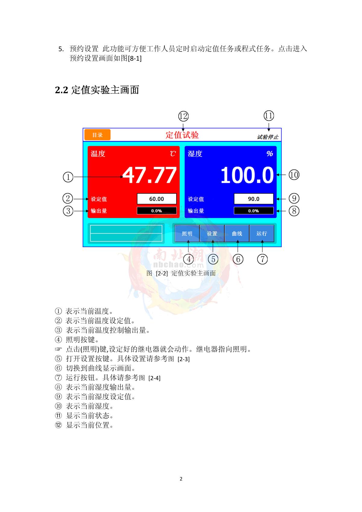 Factory NBC-50L-20 Programmable Constant Temperature & Humidity Test ChamberManual page 4