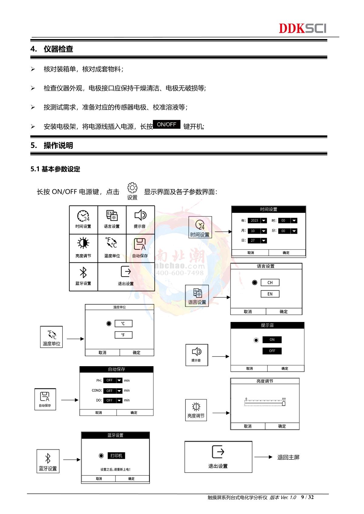 DDKSIC PH100T Laboratory pH MeterManual page 9