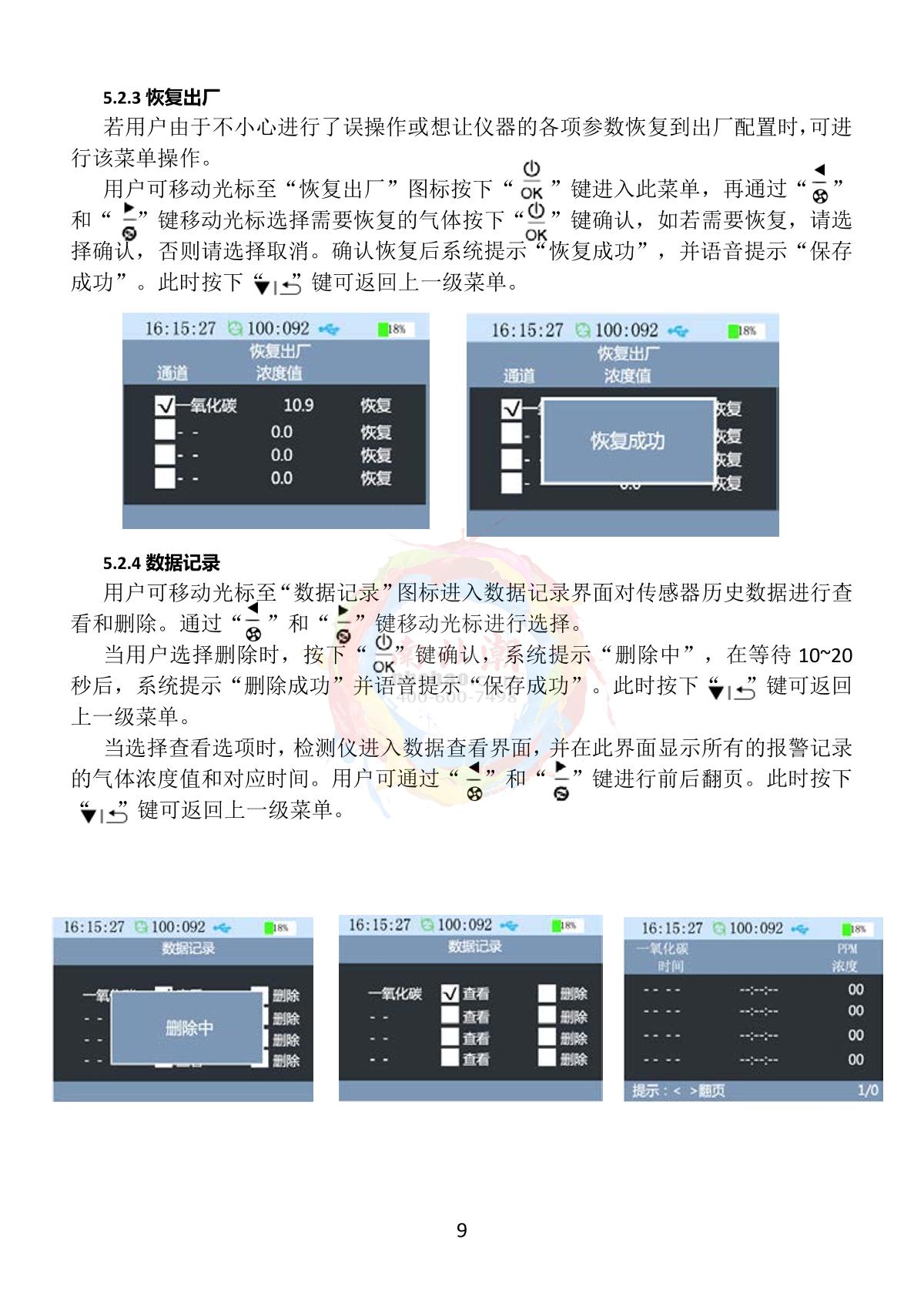 GUOYUGR GY/VGD-300-CO2-GY Gas Detector brochure page 11