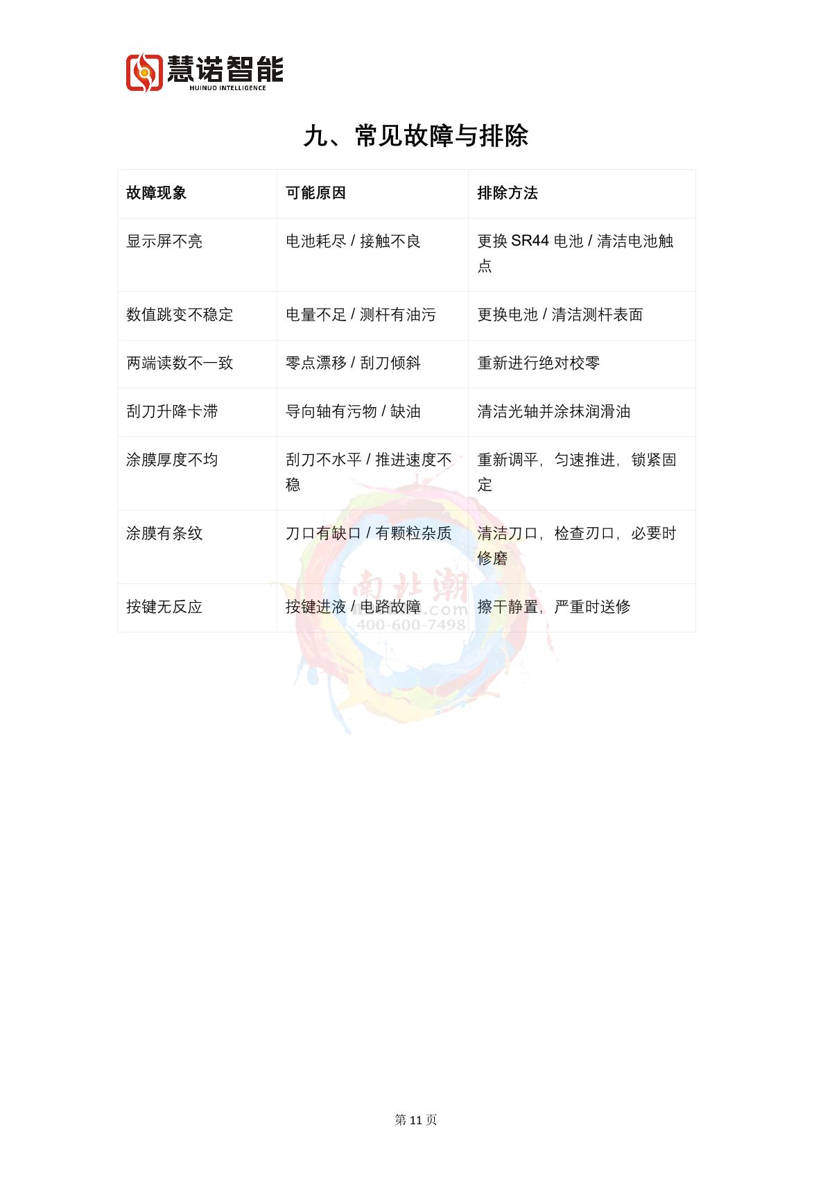 慧诺KTQ-55S数显可调制备器操作说明书第13页