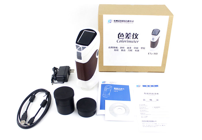 彩谱 CS-10 便携式色差仪配件图