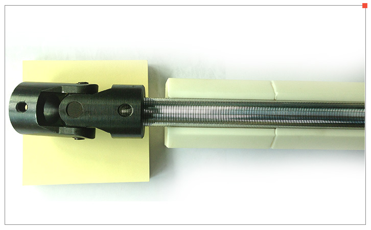 OSP 80μm Φ16mm L1200mm production profile rod mounted on gluing roller display