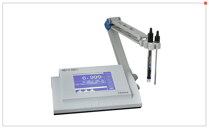 Detail of the PHSJ-5 laboratory PH meter