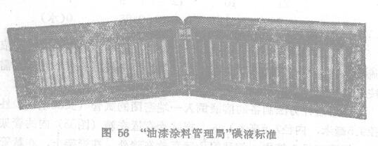 Determination of the color of varnish with HHHJIK iodine Colorimeter Figure 3