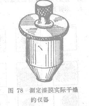 Determination of the actual drying speed of paint by the imprint method with Figure 1