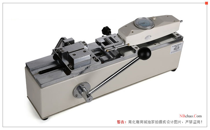 Display diagram of Haibao manual horizontal test bench HM-1K matching pointer push-pull gauge