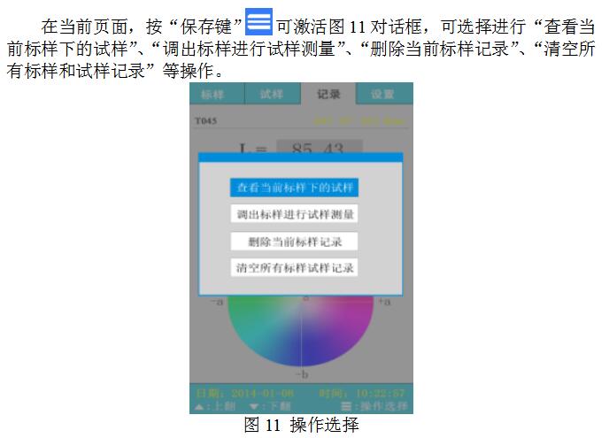 Weifu Colorimeter Manual (WR-18/10) with Figure 11