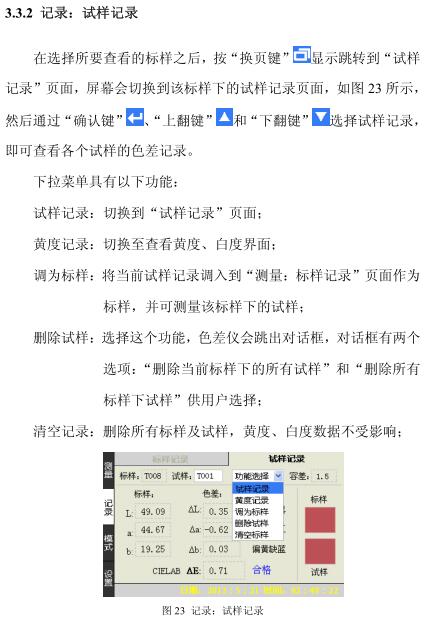 Weifu WF32 Precision Colorimeter Operation Manual with Figure 13