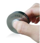 Method for measuring wet film thickness by wheel gauge with figure 1