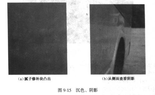 ​How to solve the sink color and shadow on the surface of the coating film?  Picture 1