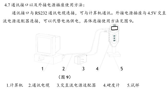 TH2l0 Shore D Hardness Tester Operation Application Note with Figure 7