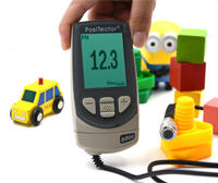 List of coating routine testing items and testing instruments with Figure 13