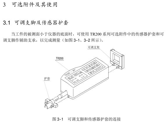 TR200 Handheld Roughness Meter Operation Instructions with Figure 29