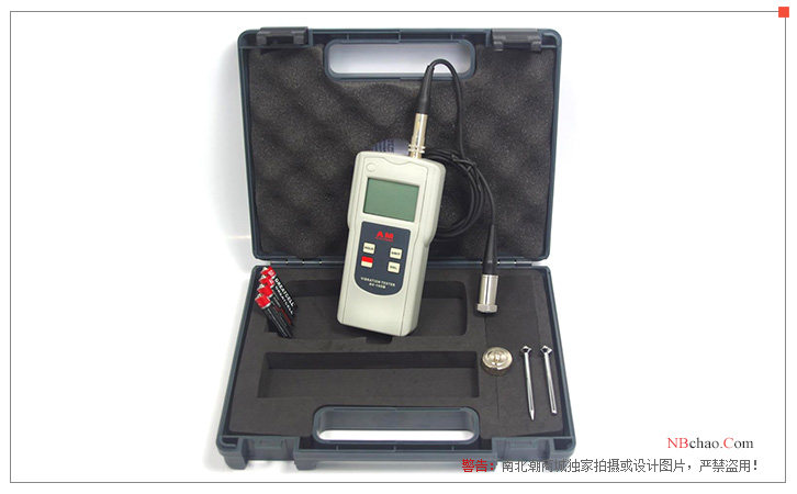 An Miao AV-160B vibratIon Meter packaging accessories diagram