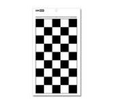 Selection comparison of several popular brands of black and white lined paper with Figure 3