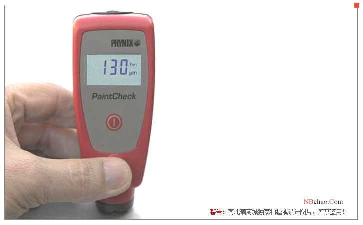 Exterior view of the PaintCheck FN dual-purpose Film Thickness Gauge from Phoenix, Germany