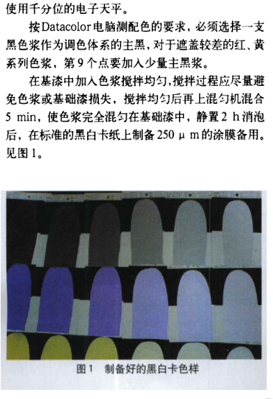 Application of computer color matching system in solid color coatings with picture 4