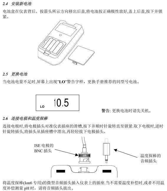 UTEC Handheld PH_Ion Meter Description with Figure 2