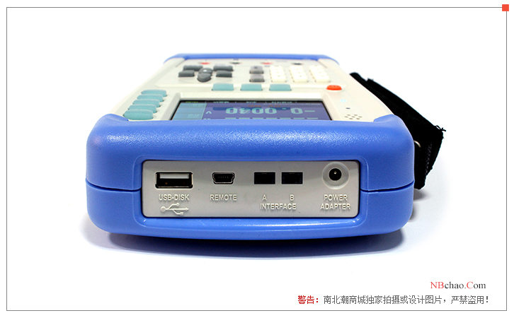 Detail of the interface of the AMMG AT528 Handheld Battery Tester