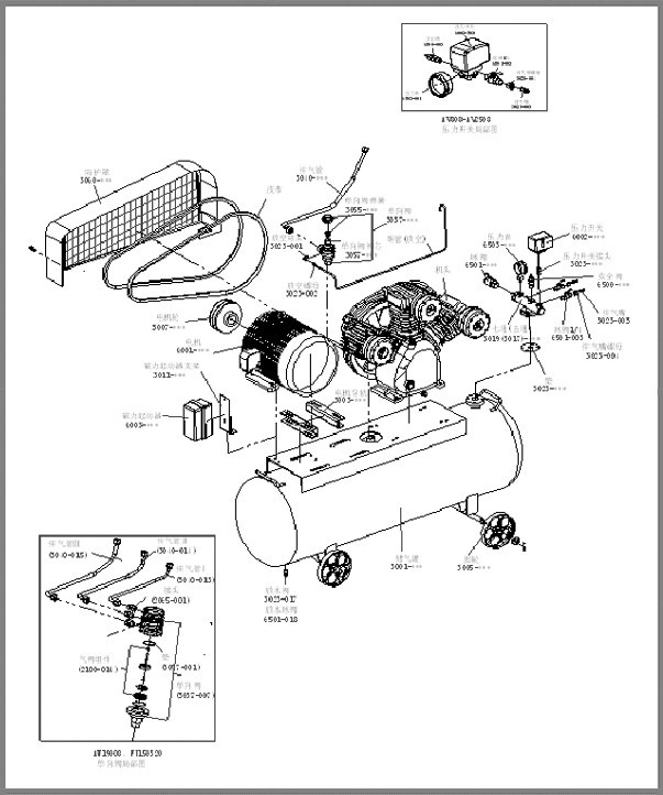 英格索兰空压机结构图图片