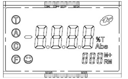 The Yoke U1000pro visible Spectrophotometer  is a detail of the display