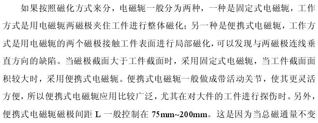 The basic principle and classification of magnetic yoke magnetic particle flaw Detector