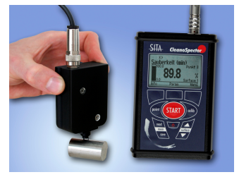 Simple cleanliness test for metal parts in the field of biomedical engineering with Figure 1