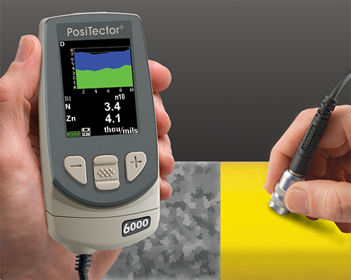 Defelsko coating Thickness Gauge is used for double coating thickness measurement with picture 2