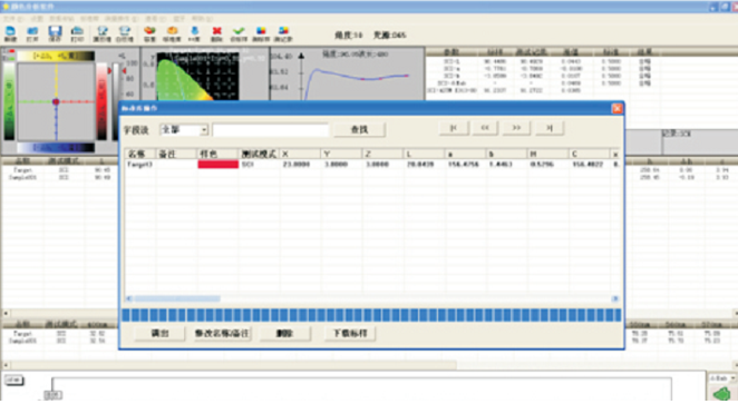 Color Spectrum CS-600C Portable 45/0 Spectrophotometer Software Diagram