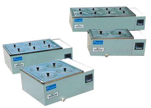 Shanghai Qixin HWS-28 (double row eight-hole) electric constant temperature Water Bath display map