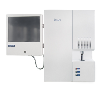 Chuangxiang Instruments CS-910 high frequency infrared carbon and sulfur meter display diagram