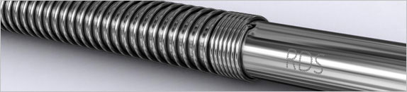 Actual image of the open coating rod