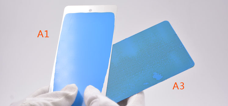 The experiment tells you: what should a good test tinplate sheet/board look like?  Picture 6