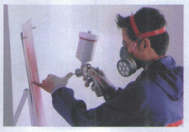 Precautions for Spray Gun use with picture 1