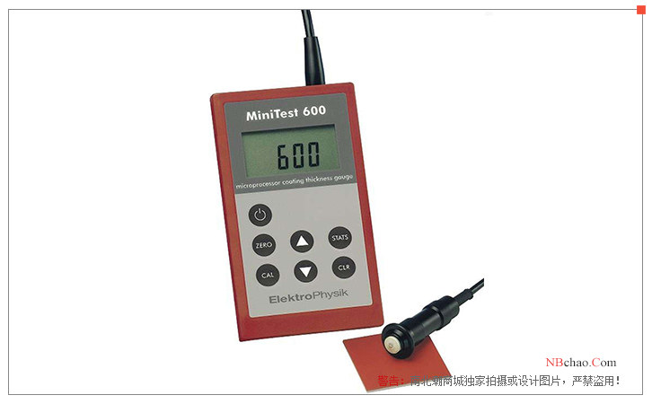 Illustration of the EPK MiniTest 600 F coating thickness gage