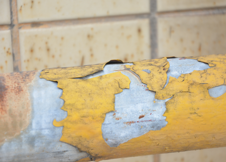 Surface treatment of steel before thermal spraying painting 1