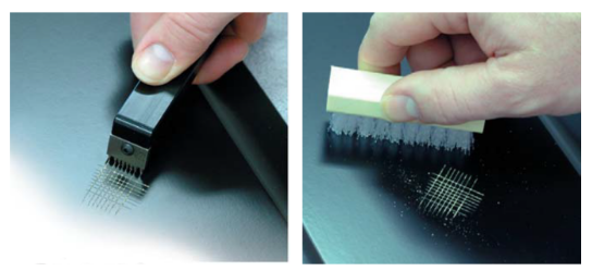 Coating System Adhesion and Test Method with Figure 1