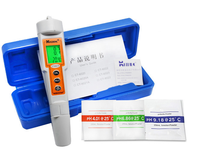 Kodida CT-6021A pen acidity meter display