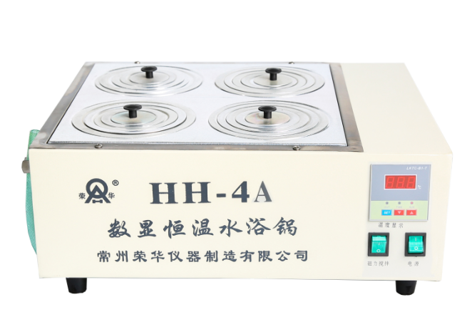 荣华仪器hh4a数显恒温磁力搅拌水浴锅4孔