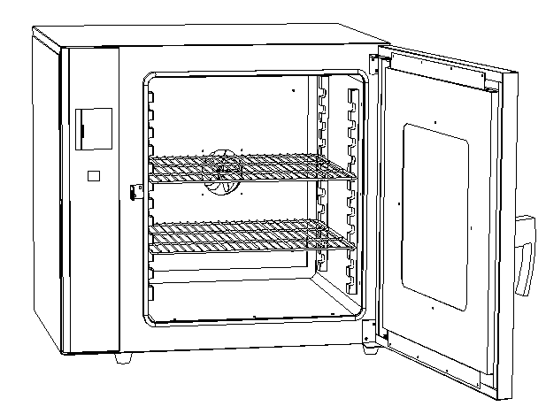 Kangheng KH electric Forced Air Drying Oven principle structure diagram 2