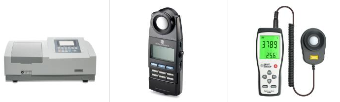 How does spectrophotometry ensure the color and clarity of color filters?  Picture 1