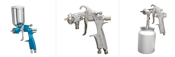 Under what conditions can electrostatic spraying equipment be selected?  Picture 1