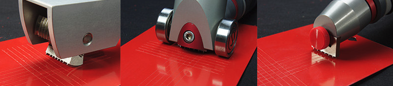 Adhesion and test methods of topcoat systems with Figure 1