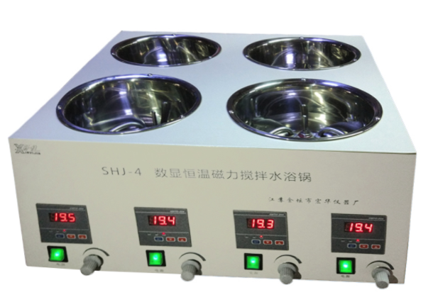 Honghua SHJ-4 constant temperature magnetic stirring Water Bath display