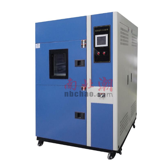 How should the thermal shock testing machine detect the temperature recovery time with Figure 1